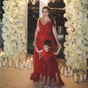 Mommy and me matching dresses